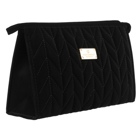 Organizer für Kosmetik in Schwarz mit Innentaschen – Peterson