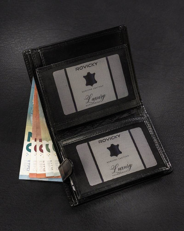 Große Herren Geldbörse aus echtem Leder – Rovicky