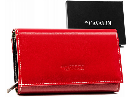 Große Damen Geldbörse aus Leder mit RFID Schutz – 4U Cavaldi