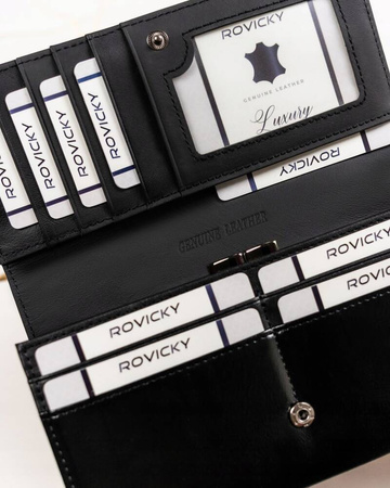 Damen Geldbörse aus Echt- und Öko-Leder mit Blumenmuster – 4U Cavaldi