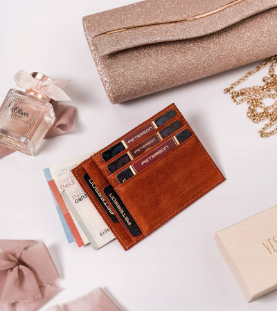 Dokumenten- und Geldschein-Etui aus Leder – Peterson