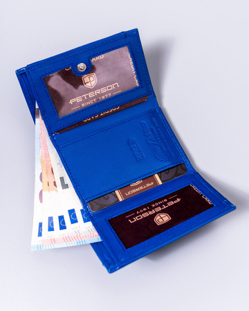 Kleine Damen Geldbörse aus Leder mit RFID Protect – Peterson