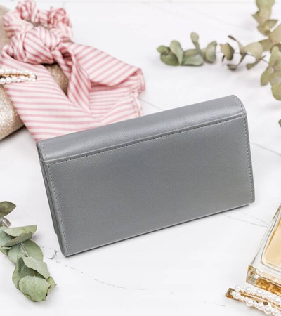 Längliche Damen Geldbörse aus Rindsleder – 4U Cavaldi