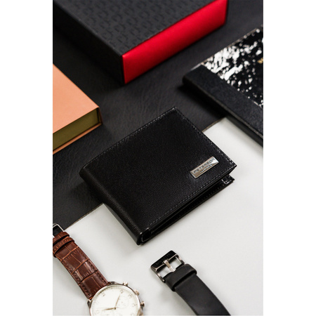 Herren Geldbörse querformat aus echtem Leder – Peterson