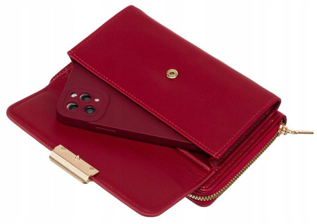 Mini Damen Umhängetasche mit Geldbörsenfunktion und abnehmbarem Riemen – 4U Cavaldi