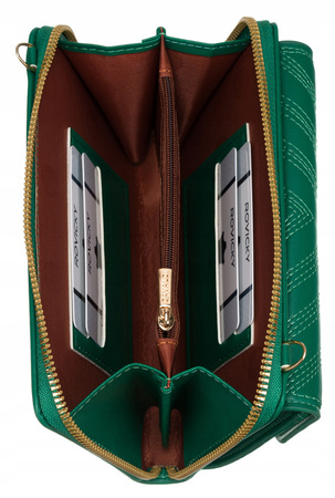 Mini Damen Umhängetasche-Geldbörse 2-in-1 mit abnehmbarem Riemen – 4U Cavaldi