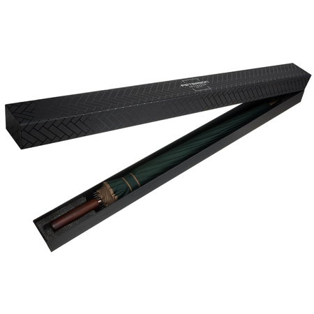 Eleganter, grüner Regenschirm mit großer Spannweite – Peterson