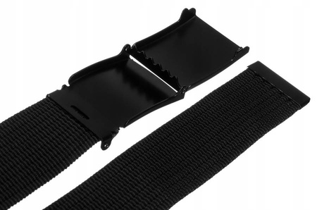 Schwarzer Herren Gürtel aus Stoff – Peterson