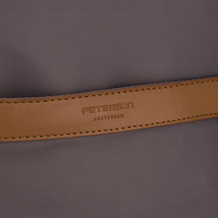 Grauer, städtischer Damen-Rucksack aus Nylon – Peterson