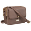 Braune Damen Umhängetasche aus Öko-Leder – Peterson