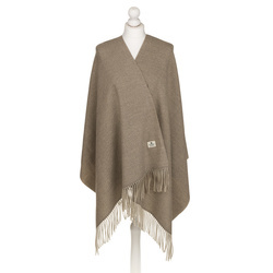 Einfarbiger Damen Schal in Dunkelgrau – Peterson