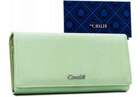 Große Damen Geldbörse Querformat aus Öko-Leder – 4U Cavaldi