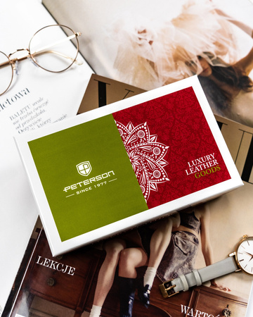 Große Damen Geldbörse mit doppeltem Münzfach – Peterson