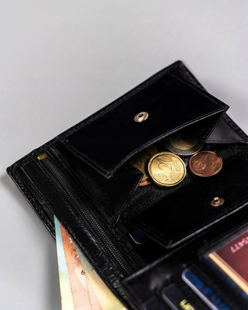 Elegante Herren Geldbörse aus echtem Leder – Peterson