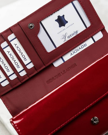 Elegante Damen Geldbörse aus Leder mit Druckverschluss – 4U Cavaldi