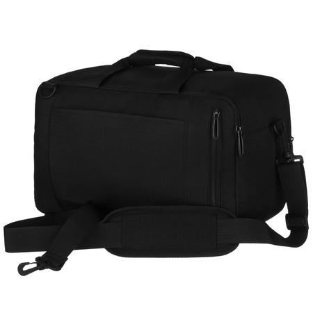 Reiserucksack in schwarz mit Reißverschluss, ideal für Handgepäck – Peterson