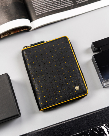 Sportliche Herren Geldbörse aus Leder mit Reißverschluss – Peterson