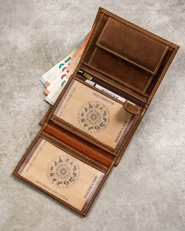 Große Herren Geldbörse aus Nubukleder – Always Wild