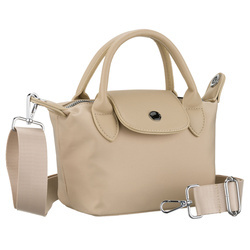 Damen-Umhängetasche aus Polyester in Ecru, ein Fach und mit Magnetverschluss – Peterson