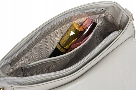 Klassische Damen Umhängetasche aus Öko-Leder – Rovicky