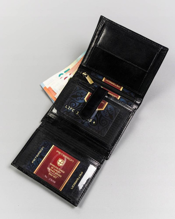 Große Herren Geldbörse aus Leder ohne Außenverschluss – Peterson