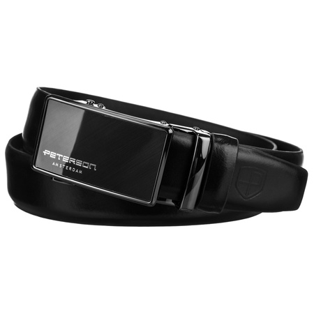 Breiter Herren Ledergürtel mit Automatikschließe – Peterson