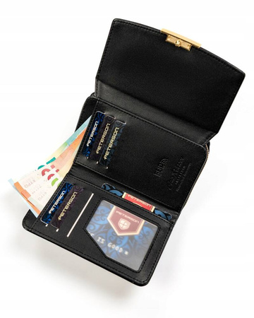 Horizontale Damen-Geldbörse aus Öko-Leder – Peterson