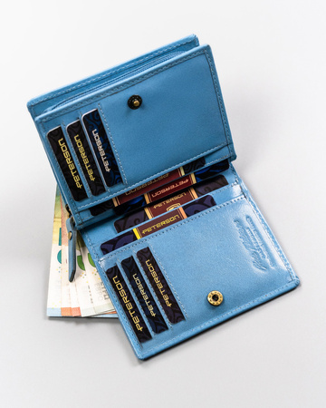 Damen Geldbörse aus Leder mittlerer Größe – Peterson