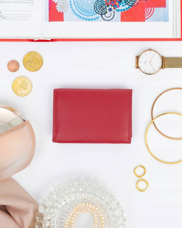 Kleine Damen Geldbörse aus echtem Leder – Rovicky