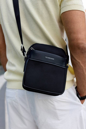 Herren Umhängetasche aus Polyurethan-Gewebe – Peterson