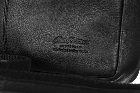 Herren Umhängetasche aus Leder mit verstellbarem Gurt – Peterson