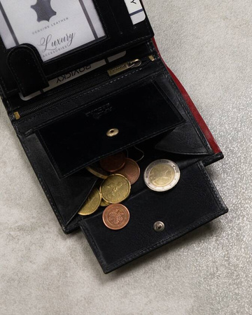 Herren Geldbörse aus Leder mit Fach für Fahrzeugschein – Rovicky