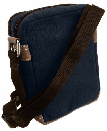 Geräumige Herren-Umhängetasche aus Leder – Always Wild