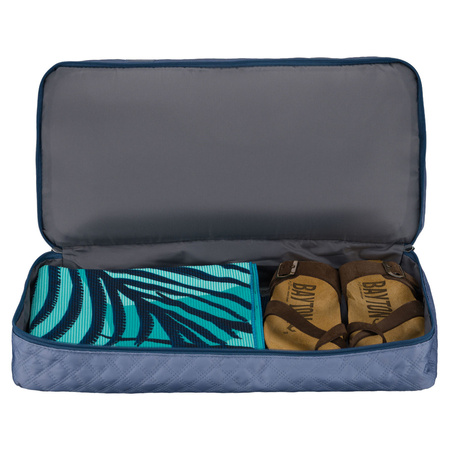 Trainings-Tasche aus Polyester in blauer Farbe, zweigeteilt und mit Reißverschluss verschließbar - Peterson