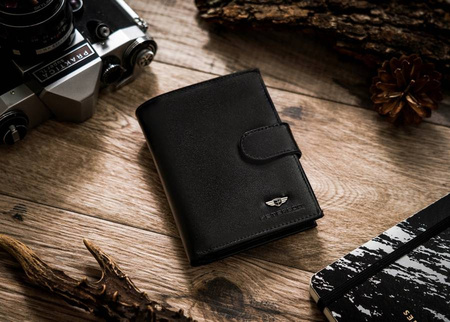 Vertikale Herren Geldbörse mit Druckknopf – Peterson