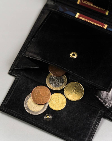 Große Herren Geldbörse aus Leder ohne Außenverschluss – Peterson