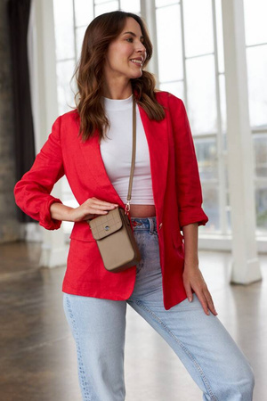 Mini Damen Umhängetasche-Portemonnaie aus Öko-Leder – Peterson