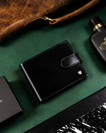 Herren Geldbörse aus Leder mit RFID-Schutz – Rovicky