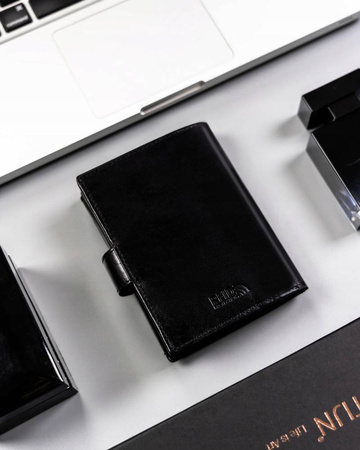 Elegante, große Herren Geldbörse aus echtem Leder – Peterson