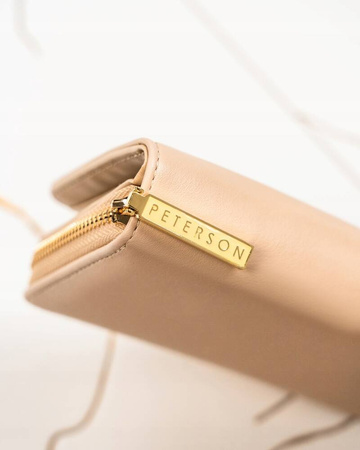 Große vertikale Damen Geldbörse aus Öko-Leder – Peterson