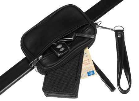 Kompakte Herren Gürteltasche zur Befestigung am Gürtel