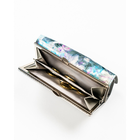 Mehrfarbige Damen Geldbörse aus Kunst- und Echtleder mit RFID-Schutz – Peterson