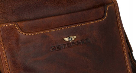 Herren Umhängetasche aus Leder – Peterson