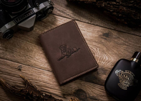 Große vertikale Herren Geldbörse aus Echtleder – Always Wild