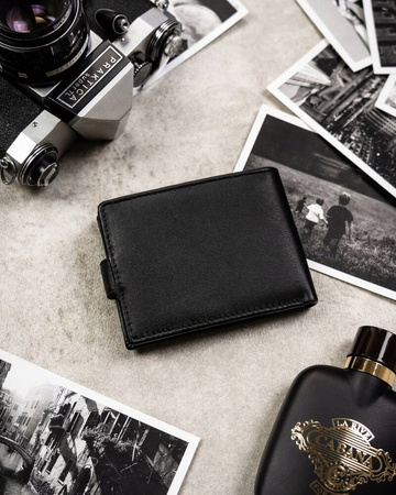 Geschenkset: Herren Geldbörse aus Leder und Schlüsselanhänger – Rovicky