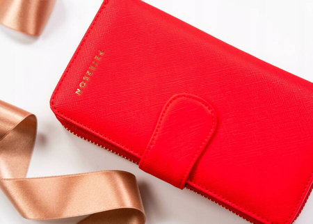 Große vertikale Damen Geldbörse aus Öko-Leder – Peterson