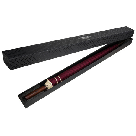 Roter, eleganter Behörden-Regenschirm – Peterson