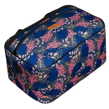 Reisetasche mit abnehmbarem Gurt und Außentasche mit Reißverschluss – Rovicky