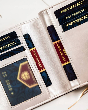 Geräumige Damen Geldbörse aus Öko-Leder – Peterson