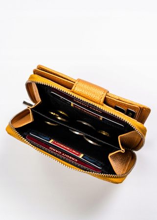 Damen Geldbörse aus Leder mit RFID-Schutz – Peterson